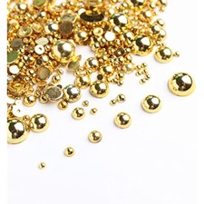 Mixed Sizes 2mm-8mm 1000pcs Imitation Pearls Half Ball Flatback Bead L