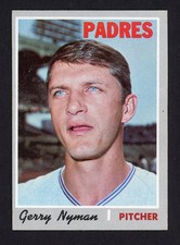 1970 Topps GERRY NYMAN San Diego Padres HIGH NUMBER #644 EX Condition