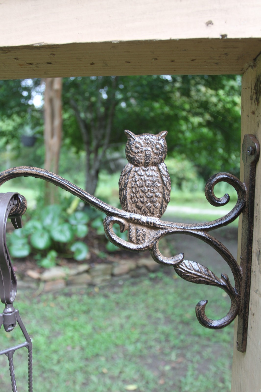 1-OWL PLANT HANGER,Hummingbird Feeder Holder,Garden Decor,All Occasion Gift,B-51