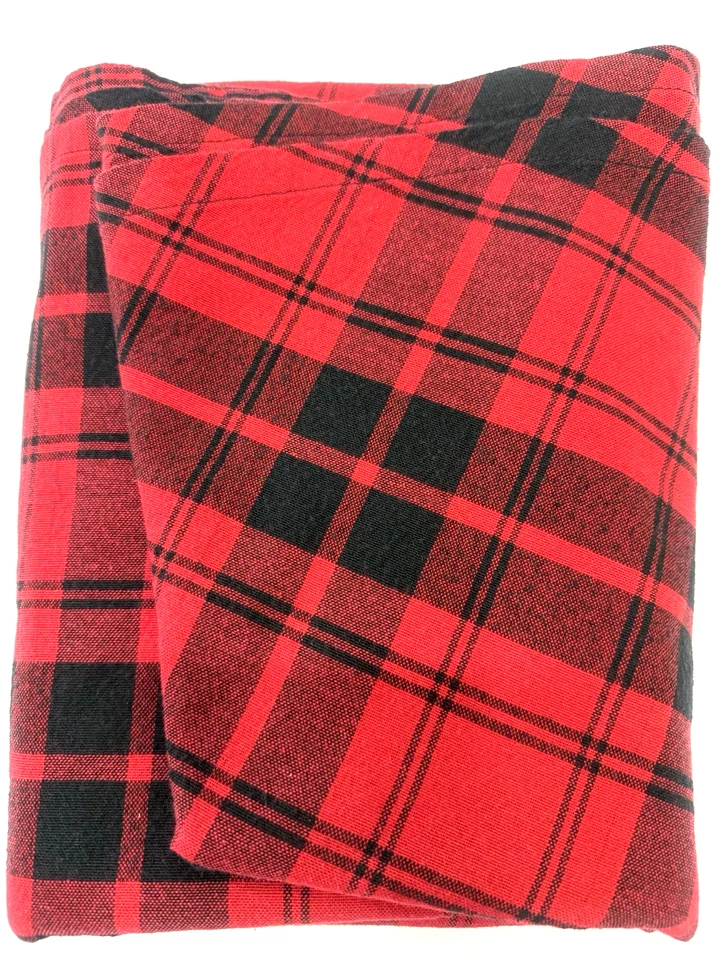 Holiday Time rot & schwarz Büffel Karo Weihnachten Tischdecke