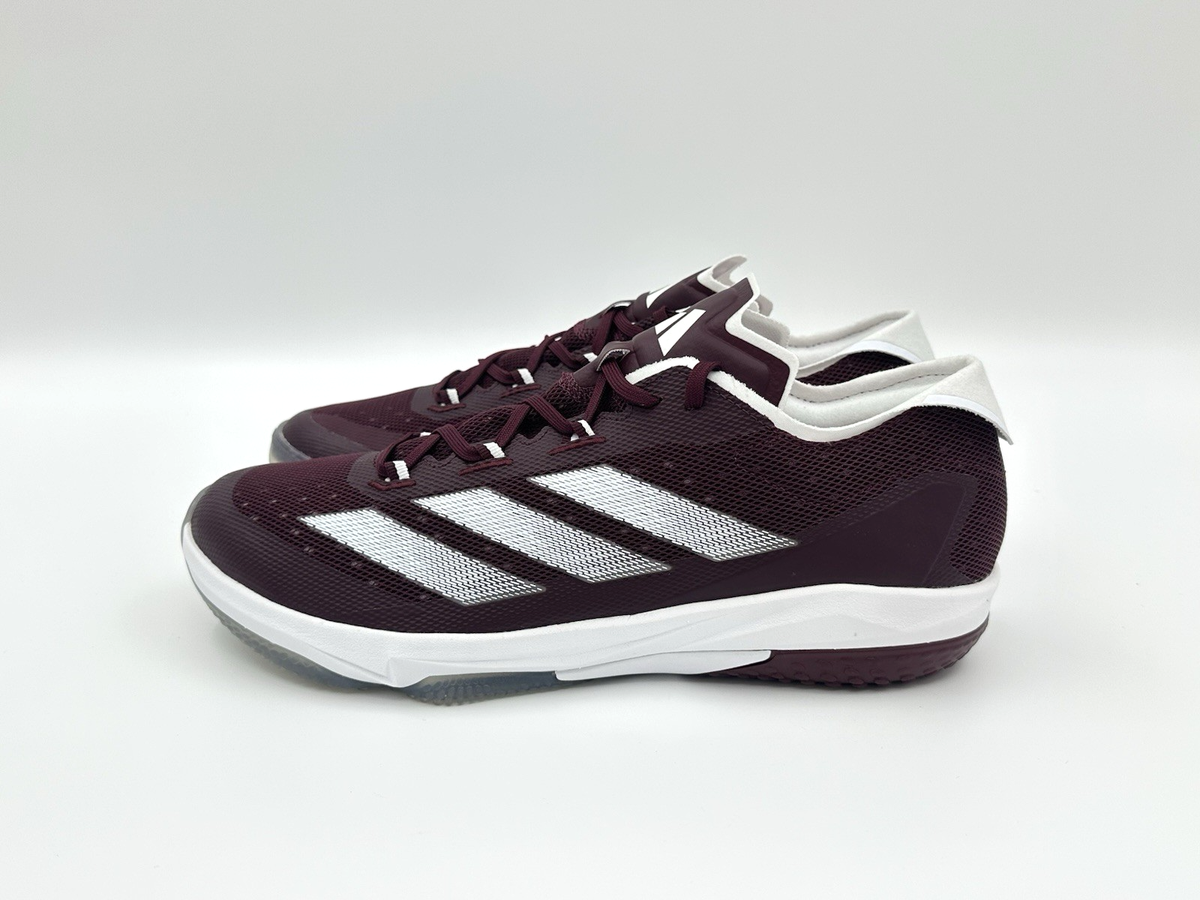 Adidas Adizero Men\'s Impact Turf Baseball Sneakers White Purple NWT SZ 15 adidas Adizero Impact Turf Black White Grey for Sale  main image 4
