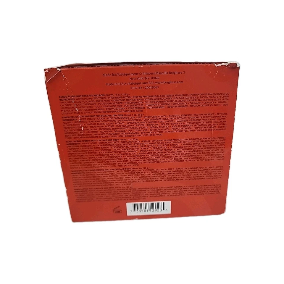 Borghese Roma Fango Mud Face and Body 5 Piece Set NOS - Image 3 of 4