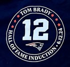 TOM BRADY *HALL OF FAME* INDUCTION CEREMONY Mens XL T-Shirt NEW HD Cotton — photo 2