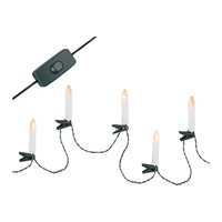 Led Lichterkette Weihnachtsbaum Innen 7,5M 30 Kerzen Warmweiß 7Cm Mit Schalter