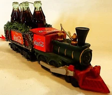 Kurt Adler Christmas Train Carries Coca-Cola into your Holiday or Collection