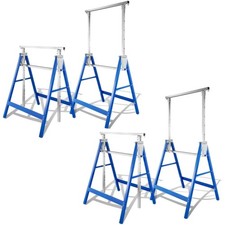 Metallbock Unterstellbock 4er-Pack 200 kg Tragfähigkeit - Klappbar und Robust
