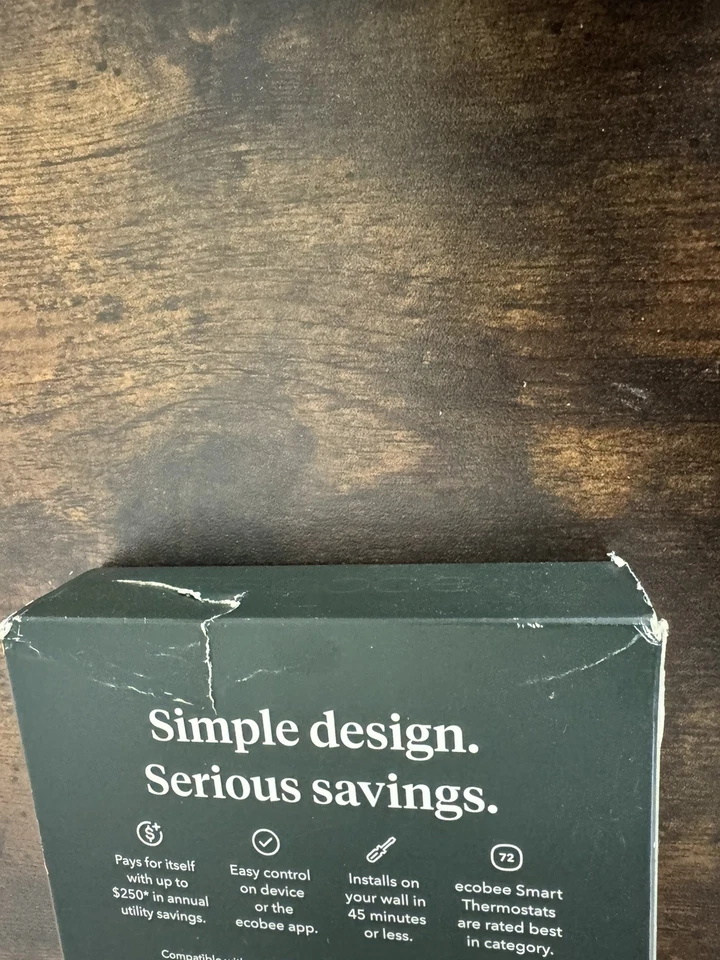 New- Ecobee Smart Thermostat Essential Learning Programmable Thermostat - Image 3 of 4