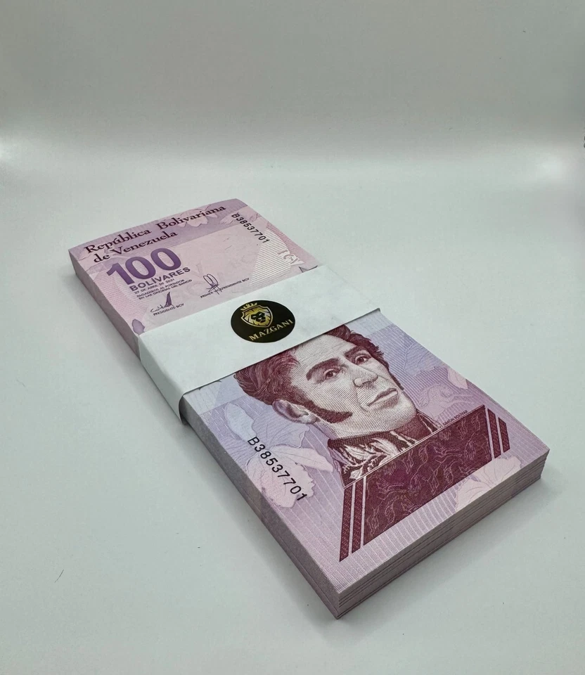 Venezuela 100 Digitales 2021 Cantidad 100 UNC 100 millones de bolívares Paquete Completo NUEVO Foto 2 de 4