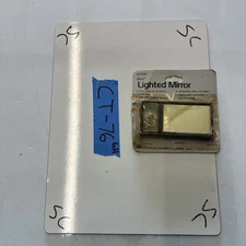 Custom Accessories 27774 Mini Lighted Mirror Compact Travel Vanity Makeup LED