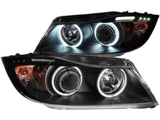 For 2007-2008 BMW 328i Headlight Set Anzo 46698JRVB Headlight Assembly