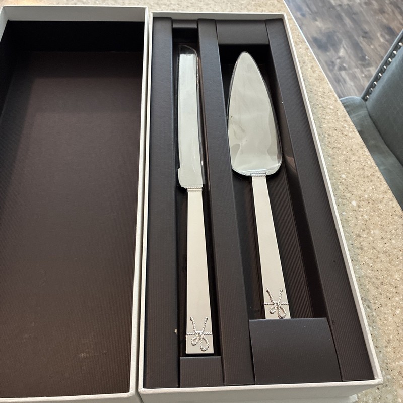 Vera Wang Wedgwood Love Knot Wedding Cake & Trowel Serving Set Bridal