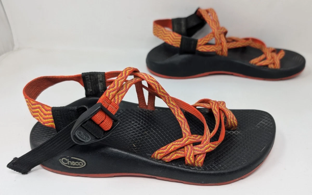 Chaco Black and Orange Adventure Sandals Chaco Women main image 2