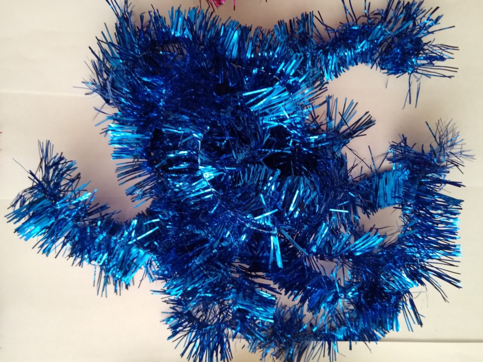 (4 METRES) Christmas Tinsel Decoration Retro Xmas Tree Garland ( 6
