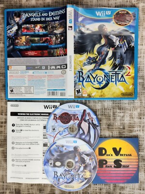 Bayonetta Nintendo Wii U Complete w E Manual and Bayonetta