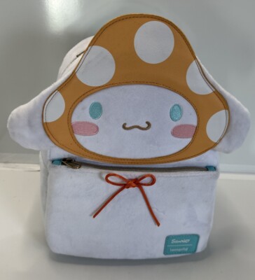Sanrio Cinnamoroll Mushroom Hat Loungefly Mini Backpack (Tags Still On!) Fuzzy