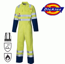 Dickies Proban Hi Vis Coverall Overall, F/R,  Boiler Suit, FR4870