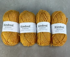 Knit Picks' Kindred DK Yarn Skein GOLDENROD 115yrds Alpaca Peruvian Pima Cotton