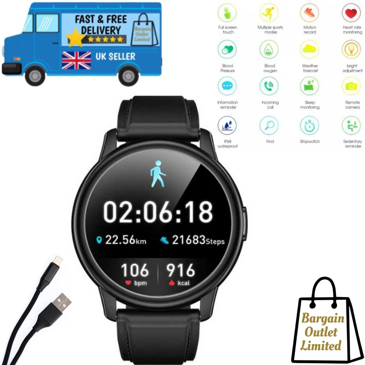 Best smartwatch for blood deals pressure and heart rate