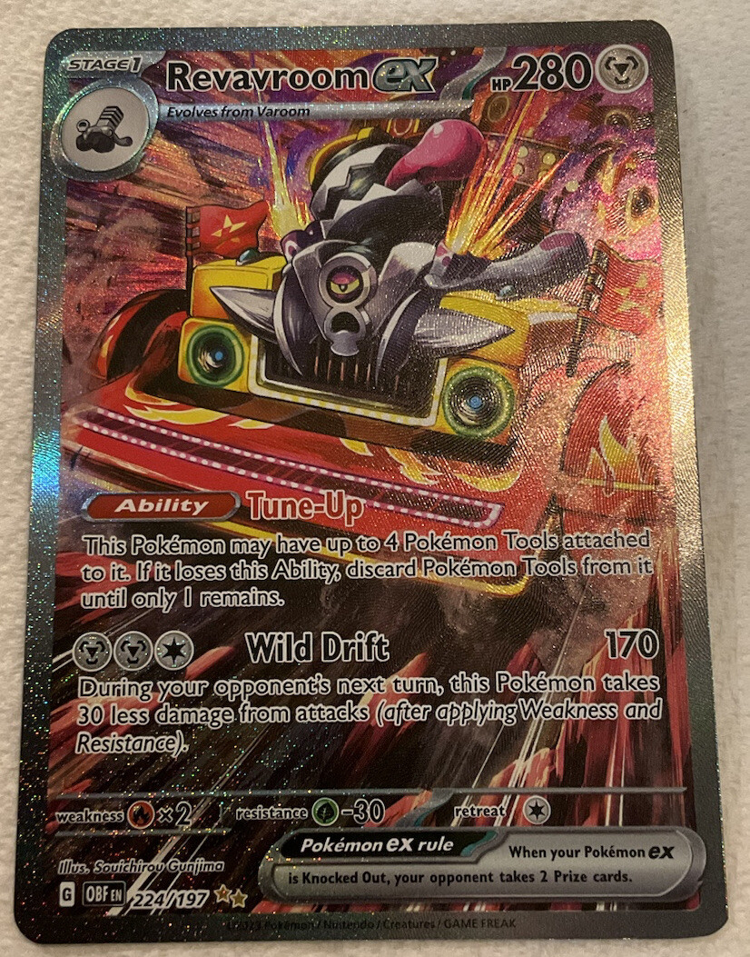 Miei T　0825 Pokemon TCG Obsidian Flames Revavroom ex 224/197 | eBay