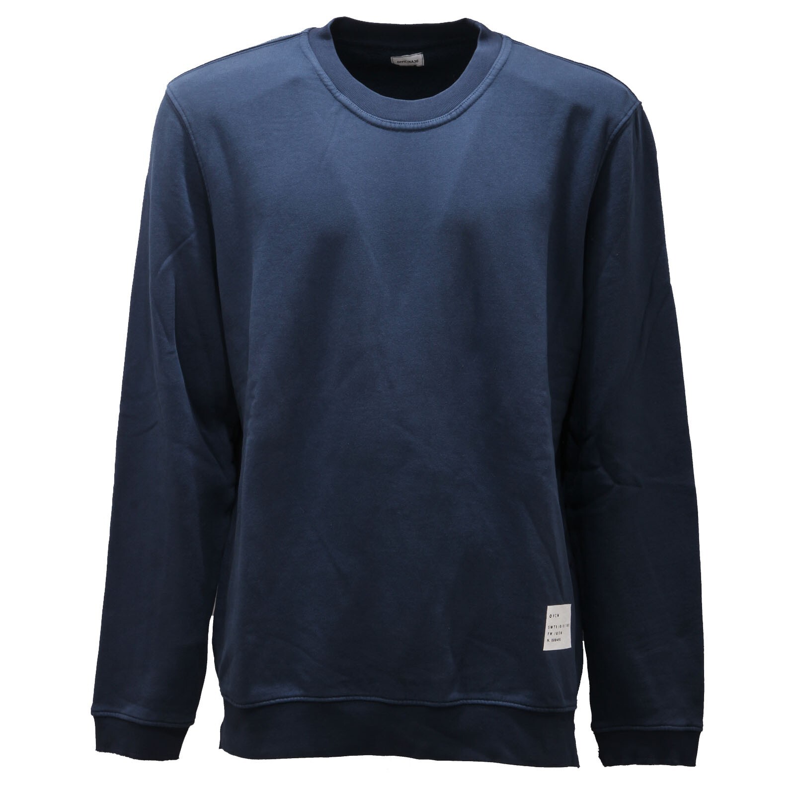 4091AD felpa uomo OFFICINA36 синий хлопковый свитер мужской