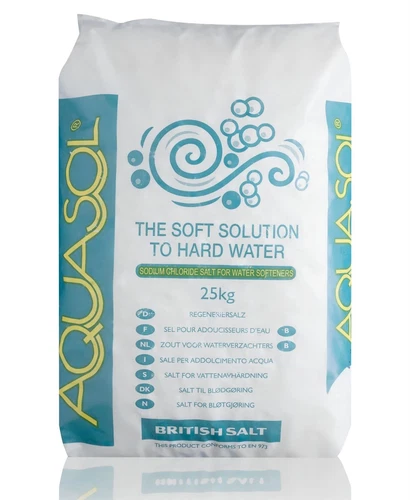 Aquasol Water Softener Salt Tablets 25KG Bag - FCC Food Grade 99.9% Pure
