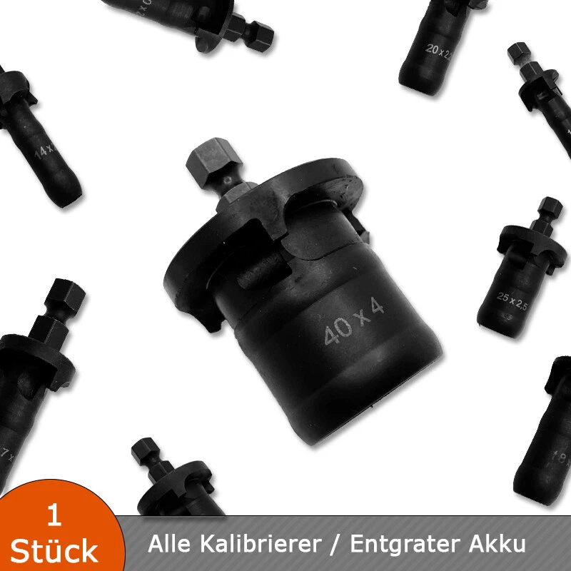 WK TOOLS Kalibrierer / Entgrater für Mehrschichtverbundrohre mit Akkuschrauberantrieb