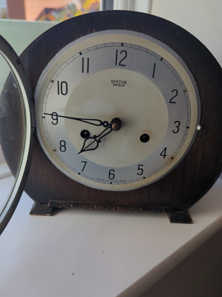 VINTAGE SMITHS ENFIELD MANTEL CLOCK FOR SPARES OR REPAIR eBay