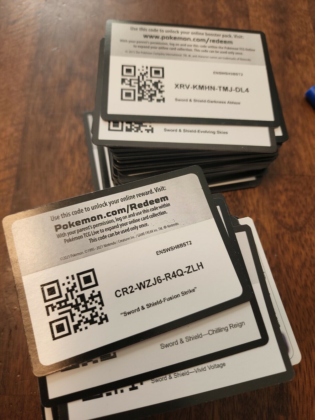 1000’s Of Pokémon Online Online TCG QR Codes*UNUSED*2 Cards For $1 Order  Bulk!