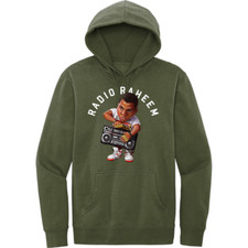 NEW ART SOCIETY x SWOD RADIO RAHEEM TOON OLIVE Hoodie SMALL-4XLARGE MADE IN USA