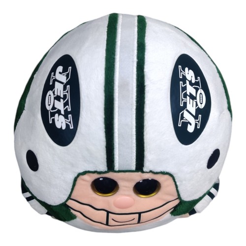 Peluche Ty NFL Beanie Ballz New York Jets mascota de felpa 8” verde y blanco - Imagen 3 de 8