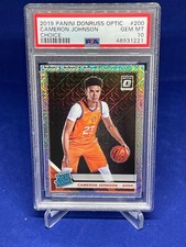 CAMERON JOHNSON 2019-20 DONRUSS OPTIC RATED ROOKIE CHOICE HOLO RC #200 PSA 10