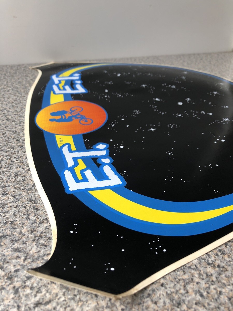ET BMX number plate sticker only rare Japan Kuwahara