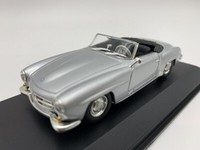 Mercedes-Benz 190 Sl In Silber In Pc-Vitrinenbox Minichamps MaßStab 1:43 Ovp Neu