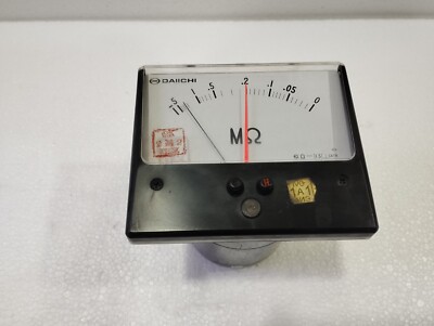 Daiichi Meter Relay MEK-12NC Mek-12 115V 50/60Hz New Without Box Mega OHMS Meter