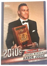 2020 Topps Series 1 Baseball Aaron Judge Decades' Best #DP-100 Blue Yankees