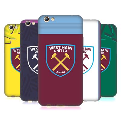 OFFIZIELLE WEST HAM UNITED FC 2019/20 CREST KIT GEL HANDYHÜLLE FÜR OPPO HANDYS