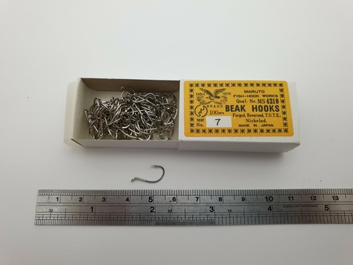 1pk Maruto TUTE MS4310 nichel 100 pz ganci becco pesce taglia a scelta - Foto 11 di 130