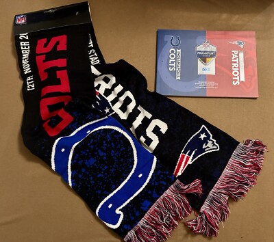 Nfl Gameday Frankfurt 2023 Schal + Booklet Colts vs Patriots, neu