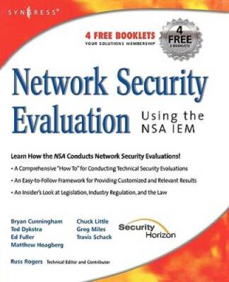 Network Security Evaluation Using the NSA IEM - Paperback By Rogers, Russ - GOOD