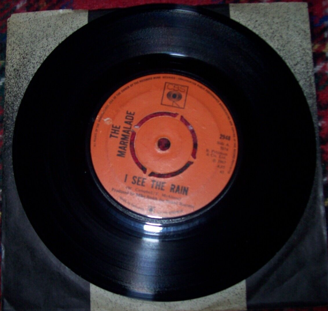 the marmalade i see the rain laughing man .. 1967 cbs 45 2948 eBay