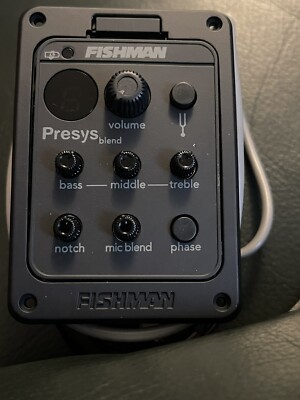 Fishman 301 Acoustic Guitar Mic Blend Dual Preamp fishman EQ