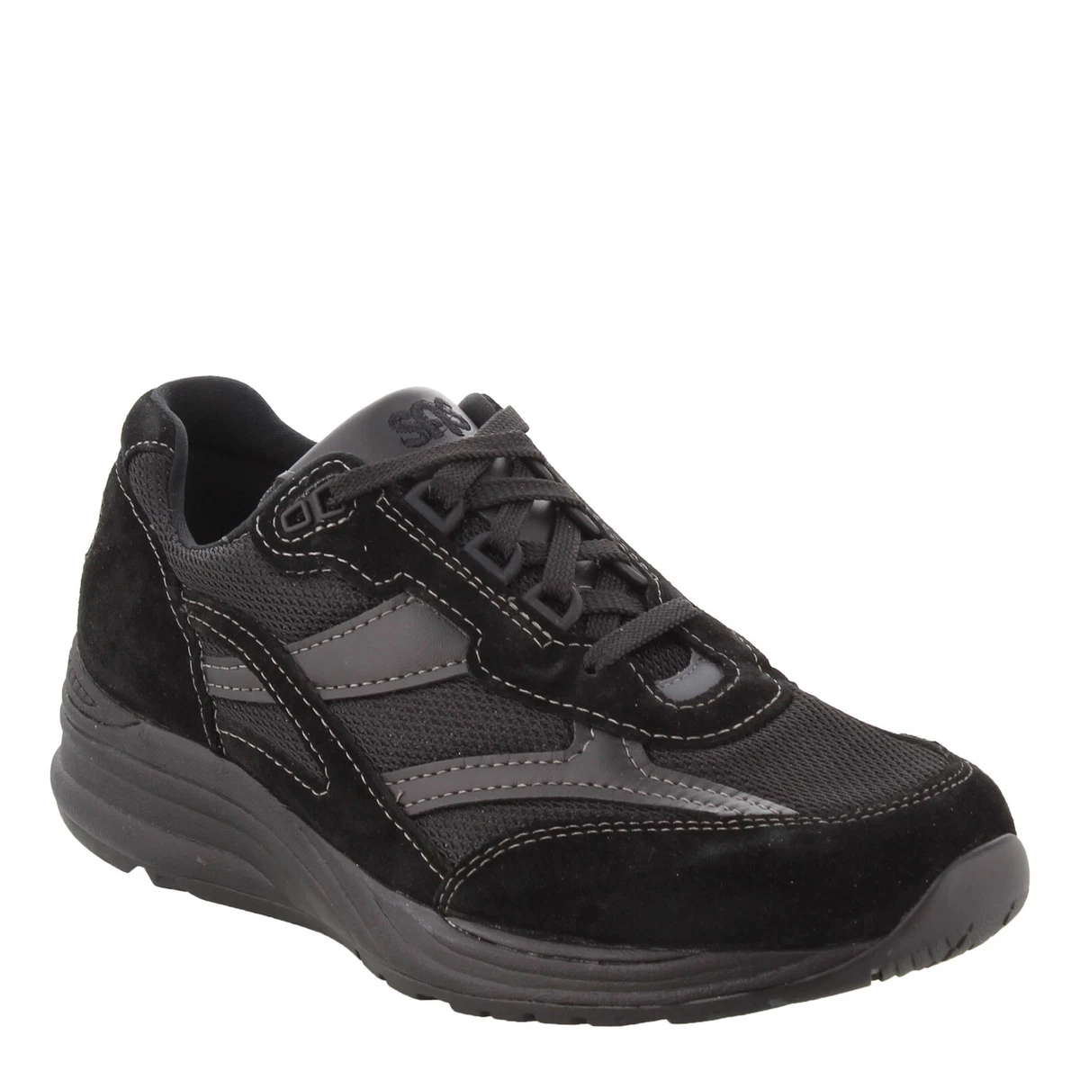 Sas journey mens black leather shoes clearance