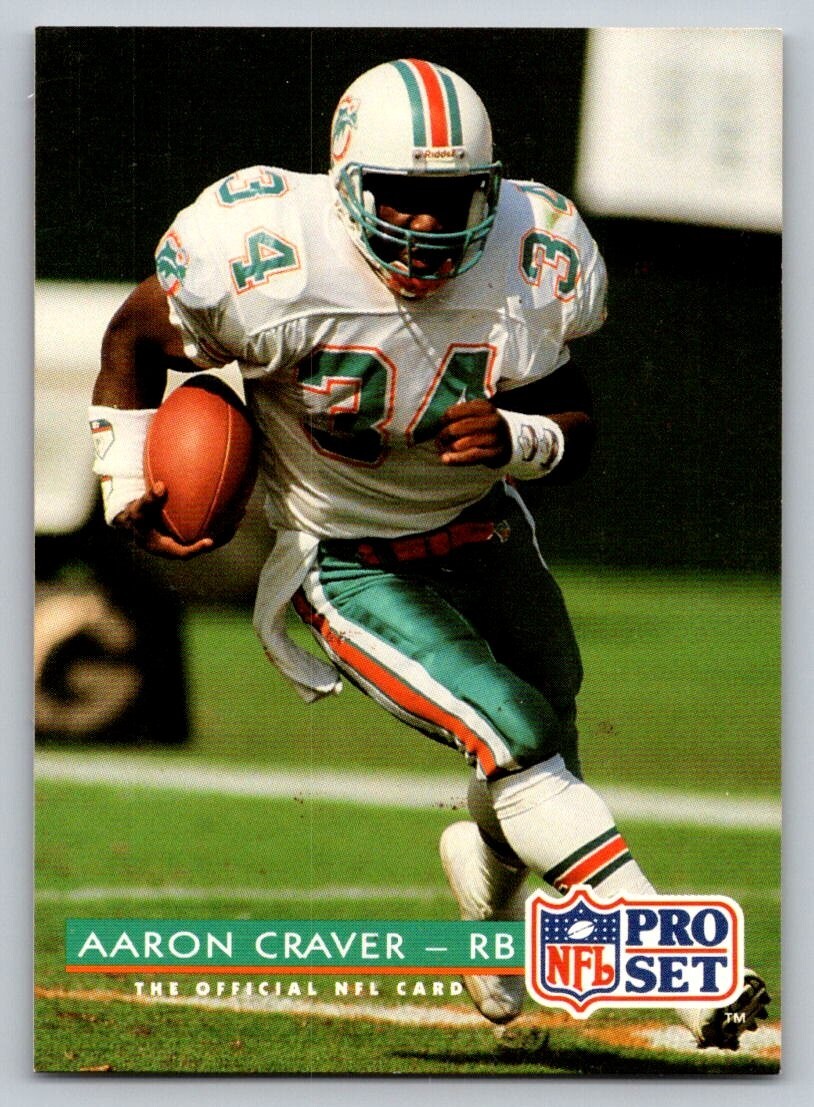 1991 Pro Set - 3rd Round Draft Choice Aaron Craver #789 (RC)