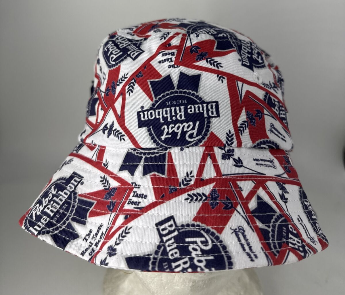 帽子 [PORKCHOP PABST BlueRibbon BUCKET HAT L] 帽子 PORKCHOP Pabst Blue Ribbon BUCKET HAT L Vintage Pabst