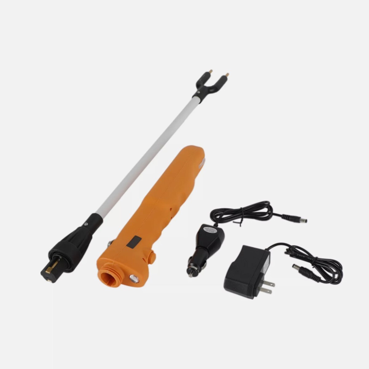 Rechargeable Electric Livestock Prod - 105cm/41.3\" Waterproof Cattle Prod With LED Light For Cows, Pigs, Sheep, Dogs