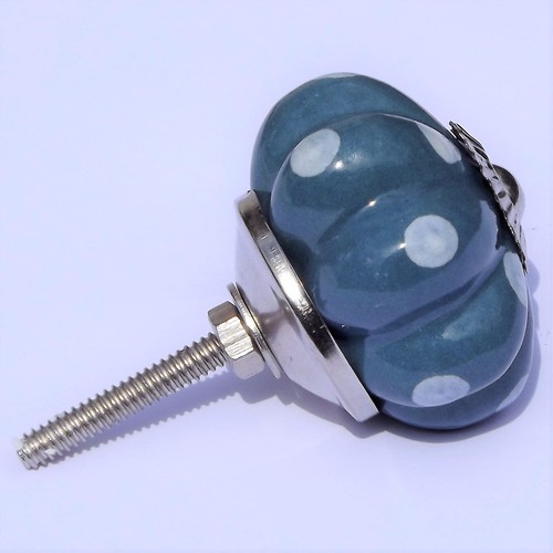 Vintage Ceramic Glass Knobs Drawer Door Pulls Artisan Shabby Chic x 6 - FREE P&P - Picture 225 of 234