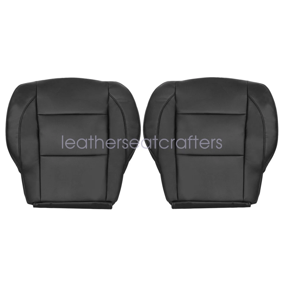 Cubierta de asiento de cuero negra para conductor y pasajero Nissan Titan 2005-2015 Foto 2 de 4