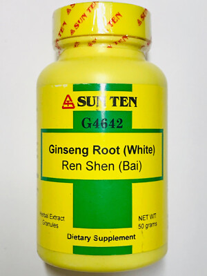 Sun Ten - White Ginseng / Bai Sen /  白蔘Concentrated Granules 50g