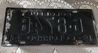 Colorful Colorado 1954 Black License Plate — photo 4