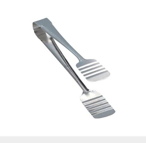 Serving Tongs Food Catering Cake Buffet Cooking Stainless Steel 8.5""